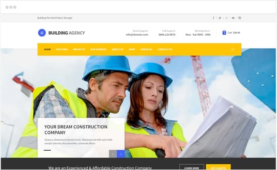 Brand social presence example